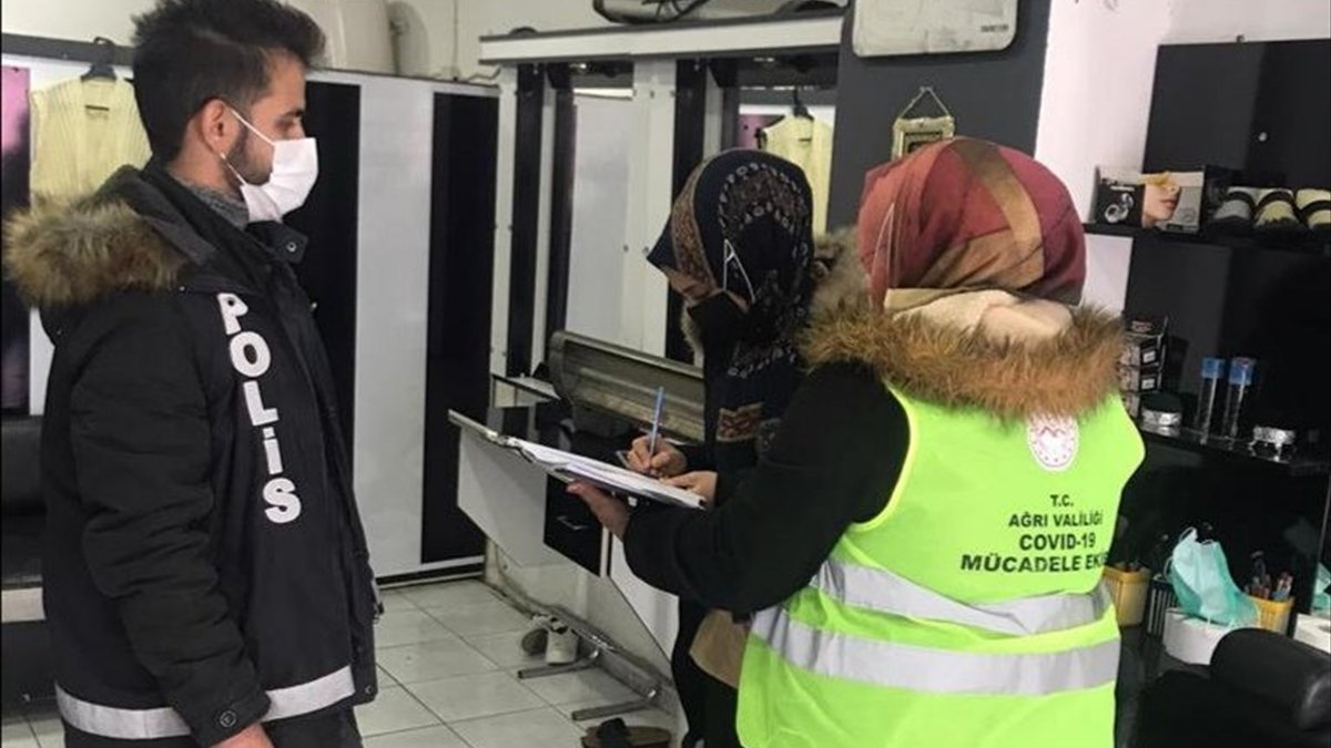 Ağrı'da Kovid-19 karantinasını ihlal eden 6 kişiye para cezası verildi
