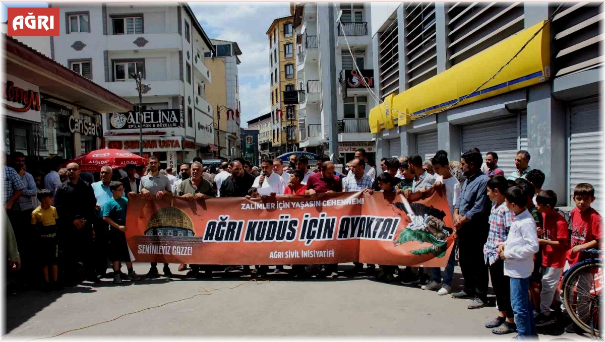 Ağrı'da Netanyahu'nun ABD Kongresi'nde ayakta alkışlanmasına tepki