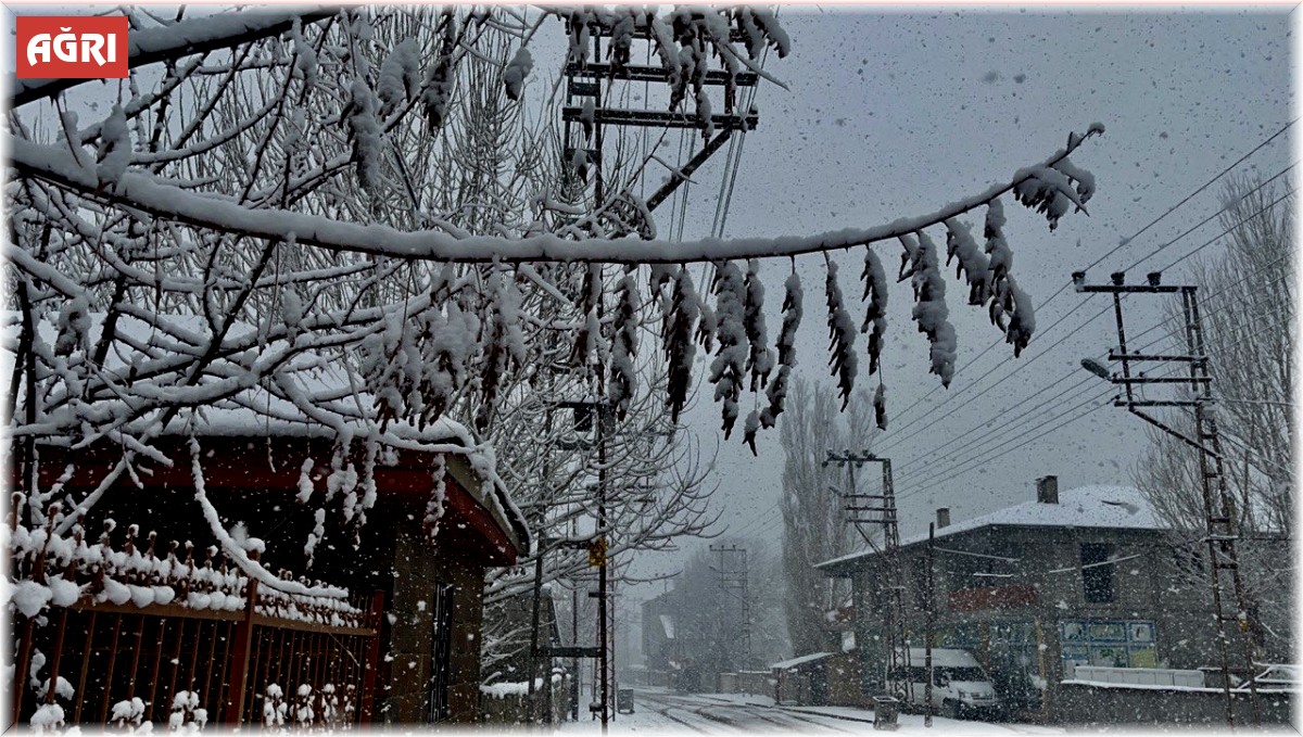 Ağrı'da Nisan Karı: Kent Beyaza Büründü - Kartpostallık Görüntüler!