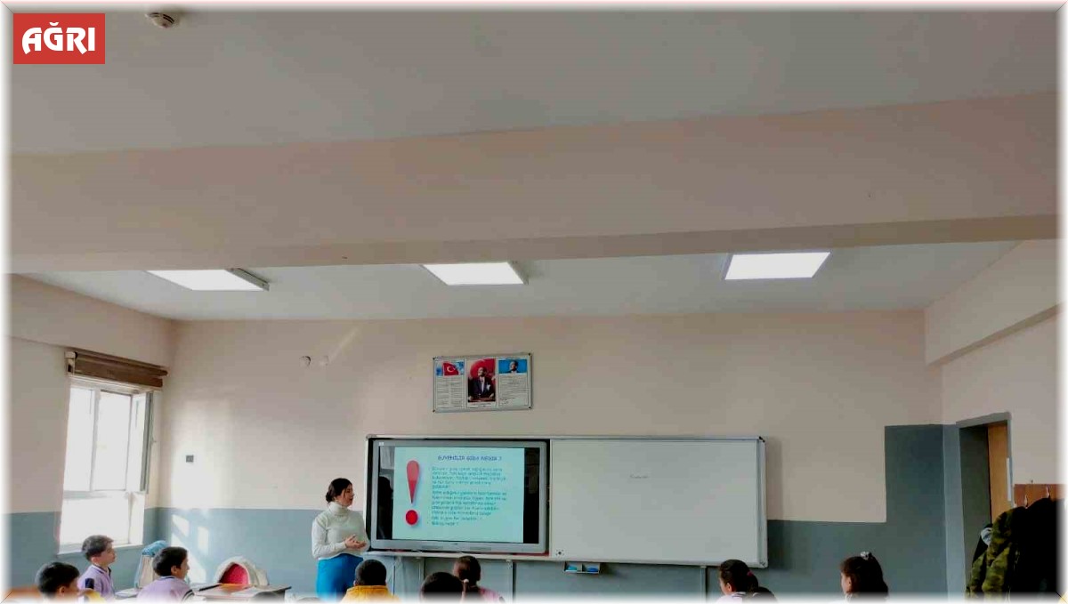 Ağrı'da öğrencilere "Gıda Güvenilirliği" eğitimi verildi