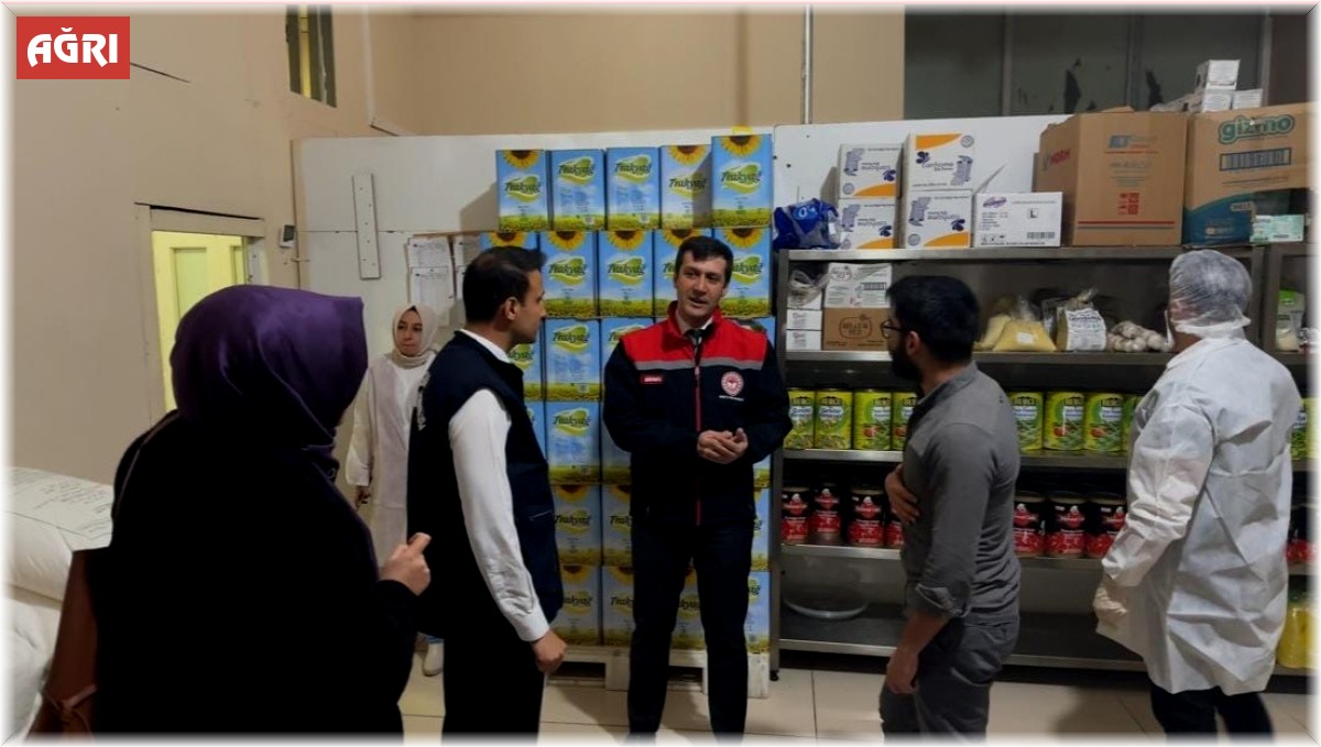 Ağrı'da okul yemekhanelerine hijyen denetimi