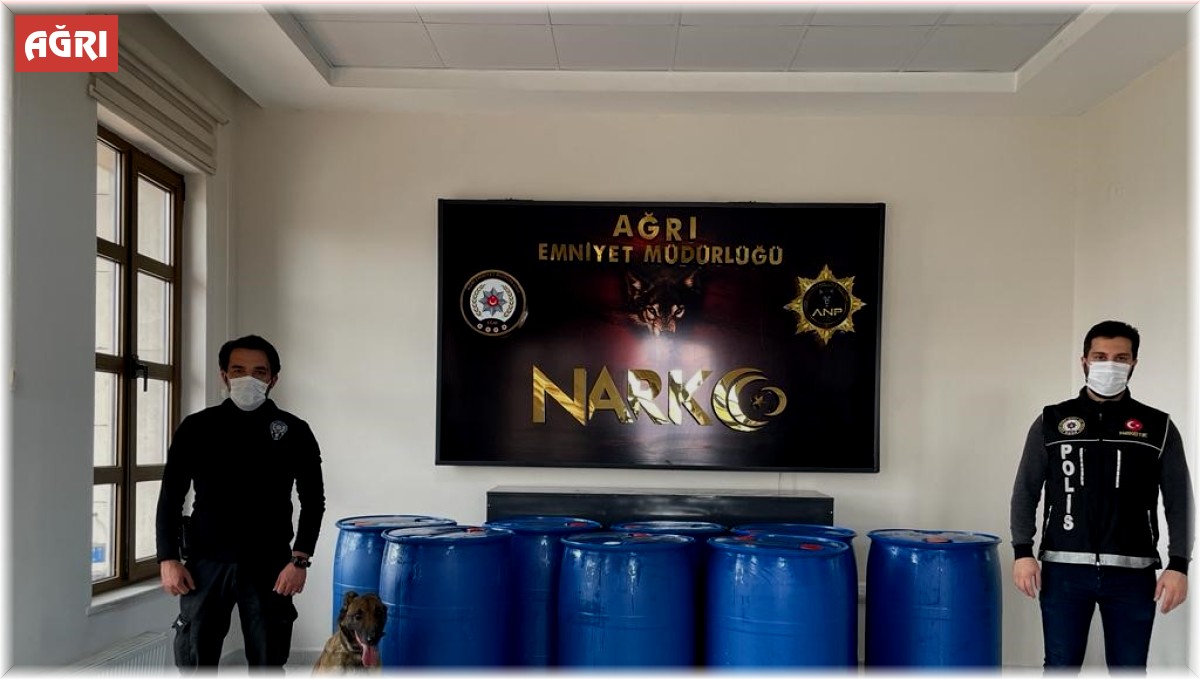 Ağrı'da rekor miktarda metamfetamin ele geçirildi