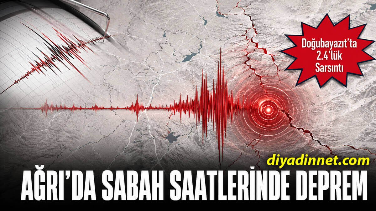 Ağrı'da Sabah Saatlerinde Deprem: Doğubayazıt'ta 2.4'lük Sarsıntı