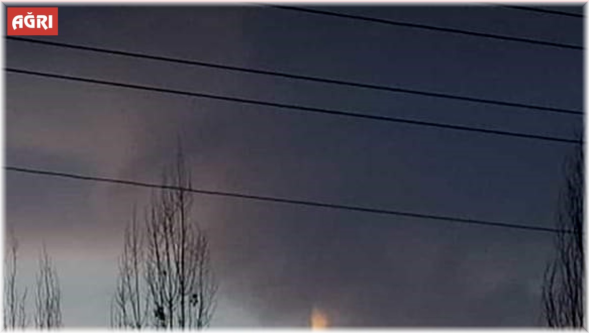 Ağrı'da şaşırtan görüntü