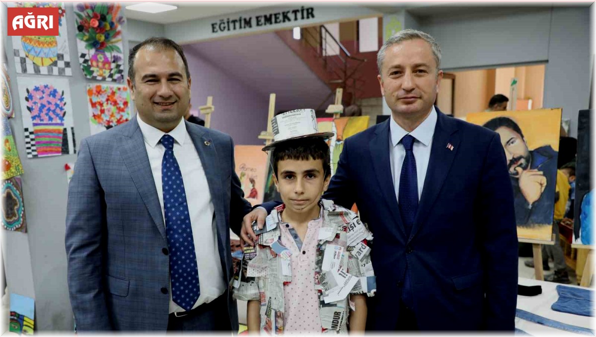 Ağrı'da "Sıfır Atık Geri Dönüşüm Sergisi" açıldı