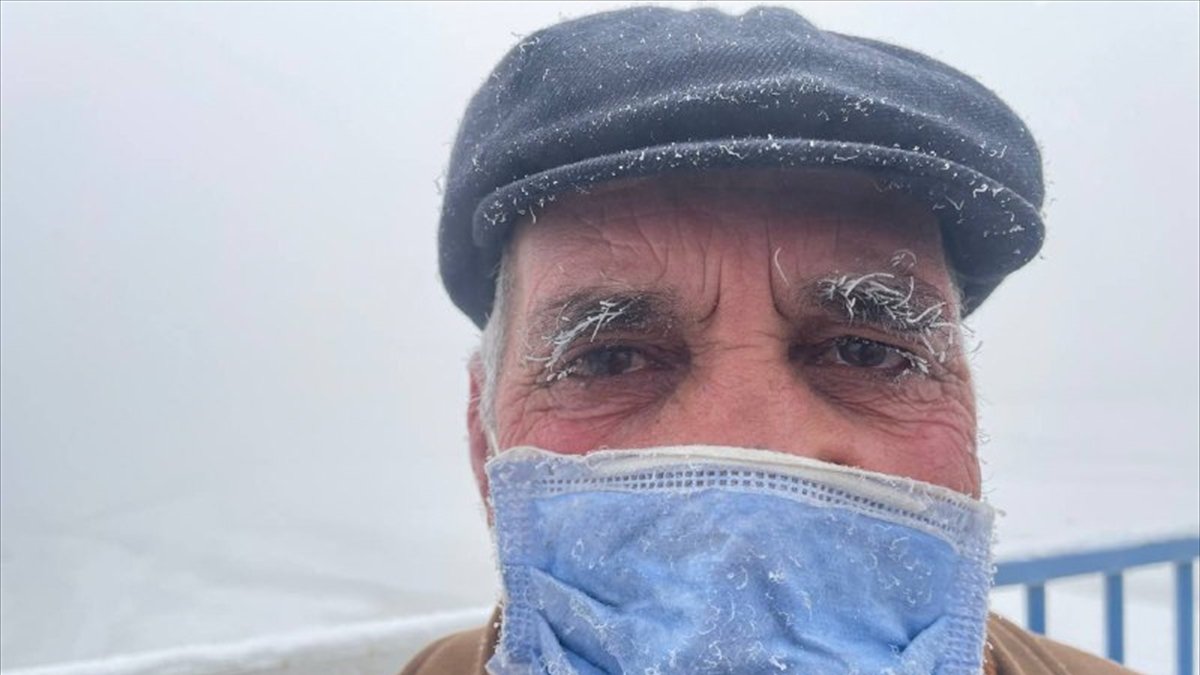 Ağrı'da soğuk hava etkisini sürdürüyor