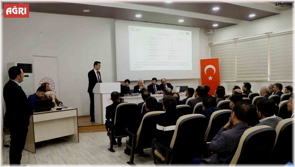 Ağrı'da tarımsal üretim planlaması toplantısı gerçekleştirildi
