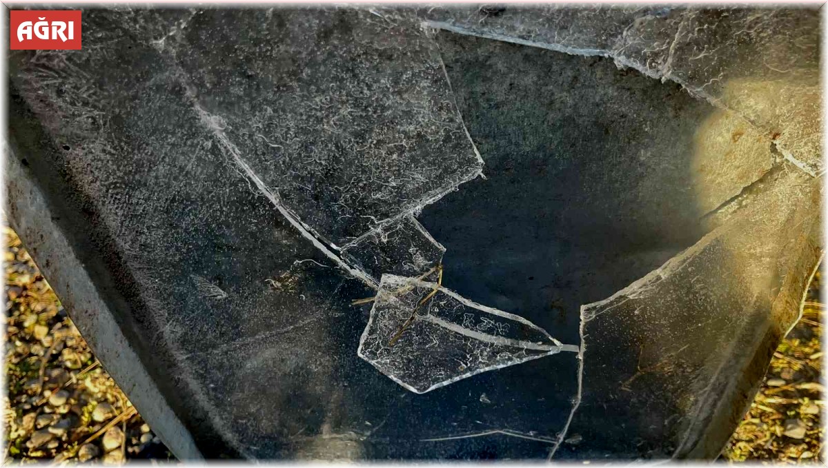 Ağrı'da termometreler eksi 3 dereceyi gösterdi