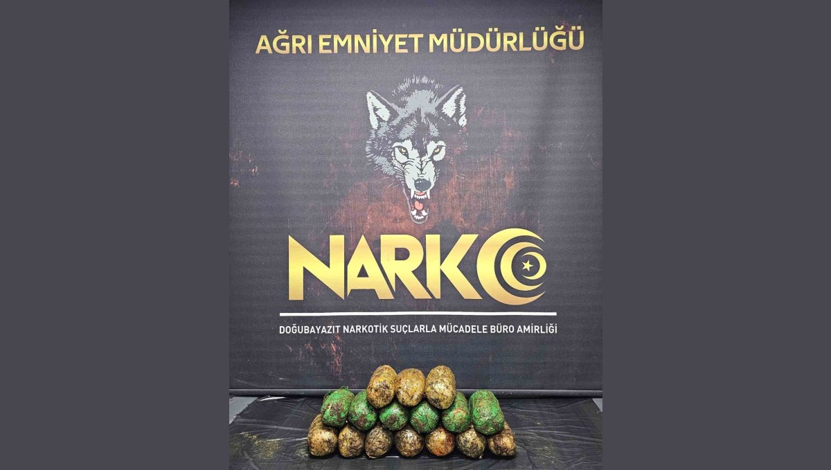 Ağrı'da tırda 18 kilo 550 gram metamfetamin ele geçirildi