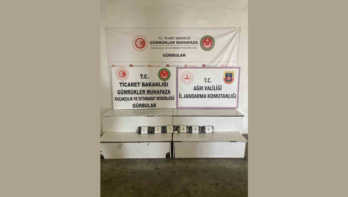 Ağrı'da tırın dorsesinde uyuşturucu ele geçirildi