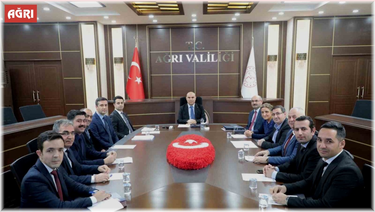 Ağrı'da, Toprak Koruma Kurulu toplantısı yapıldı