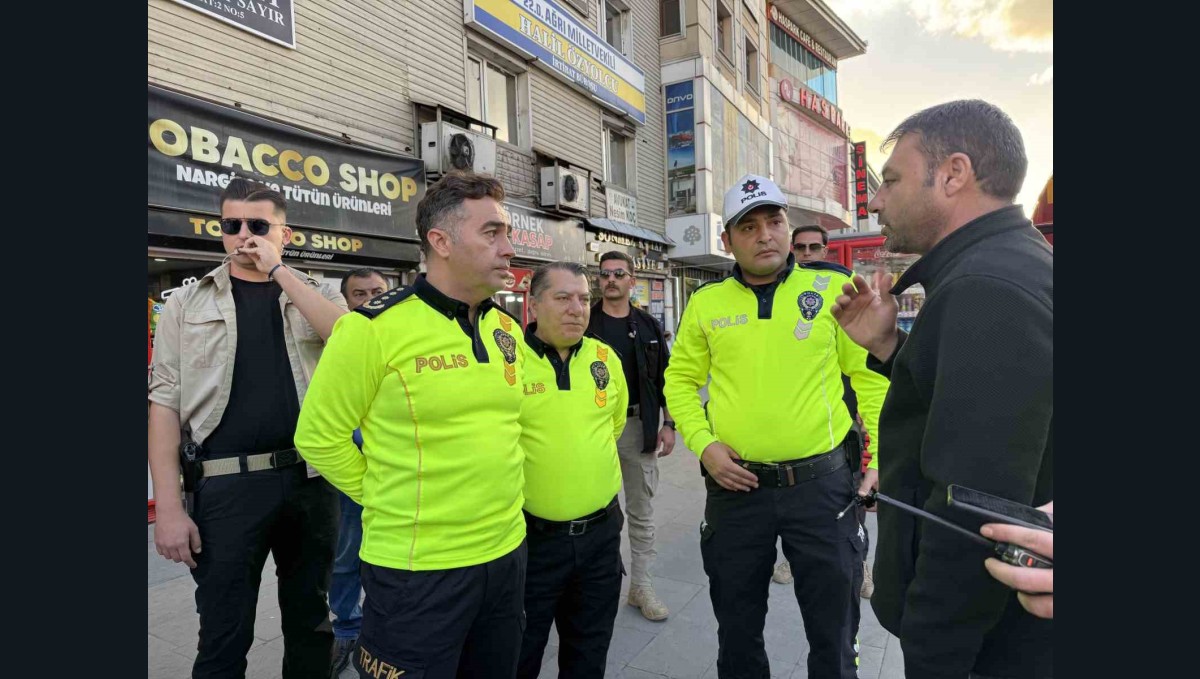 Ağrı'da Trafik Yoğunluğuna Karşı Sahada İnceleme