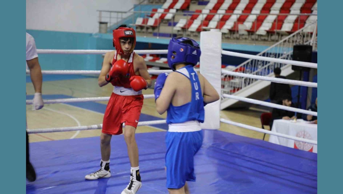 Ağrı'da Türkiye-İran-Nahçıvan Boks Dostluk Turnuvası nefes kesti