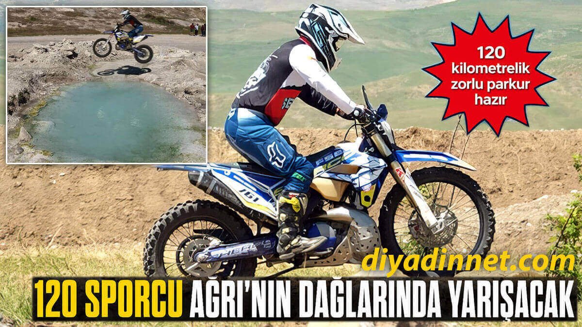 Ağrı'da Türkiye SKIL Enduro ve ATV Şampiyonası için 120 kilometrelik parkur hazırlandı