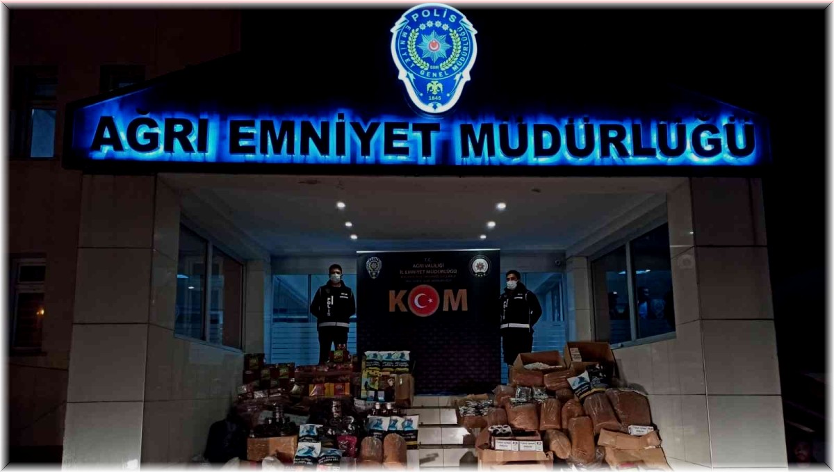 Ağrı'da tütün operasyonu