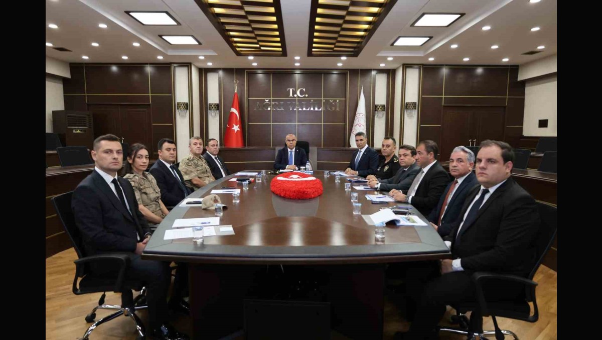 Ağrı'da Üniversite Öğrencilerinin Güvenliği İçin Koordinasyon Toplantısı