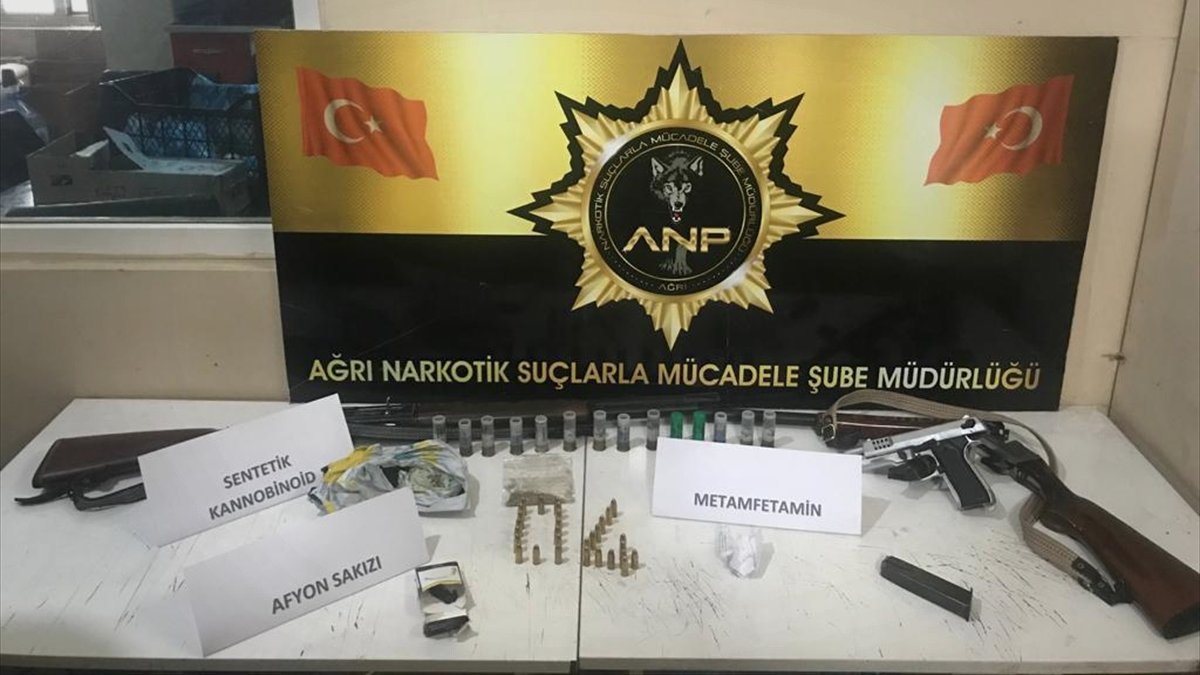 Ağrı'da uyuşturucu operasyonu: 7 tutuklama