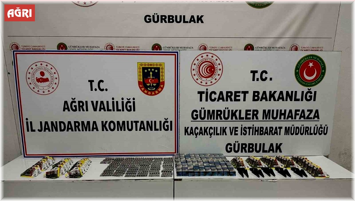 Ağrı'da uyuşturucu ve kaçakçılık operasyonu