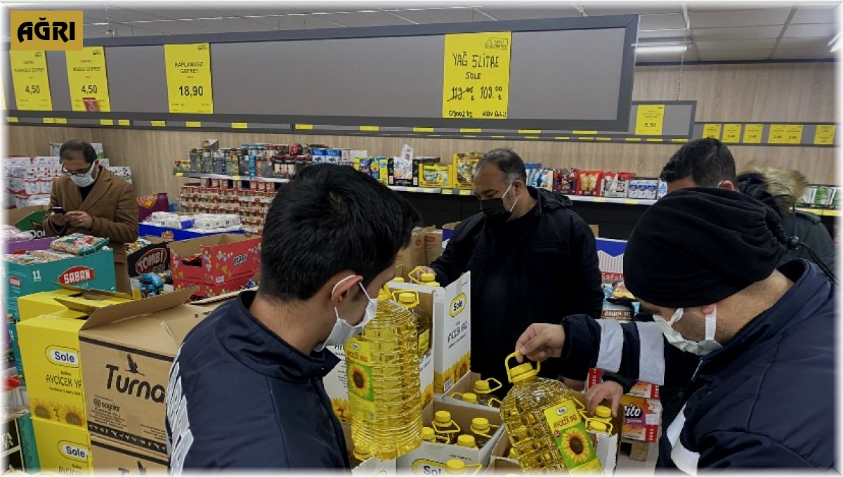 Ağrı'da zabıtadan fahiş fiyat denetimi