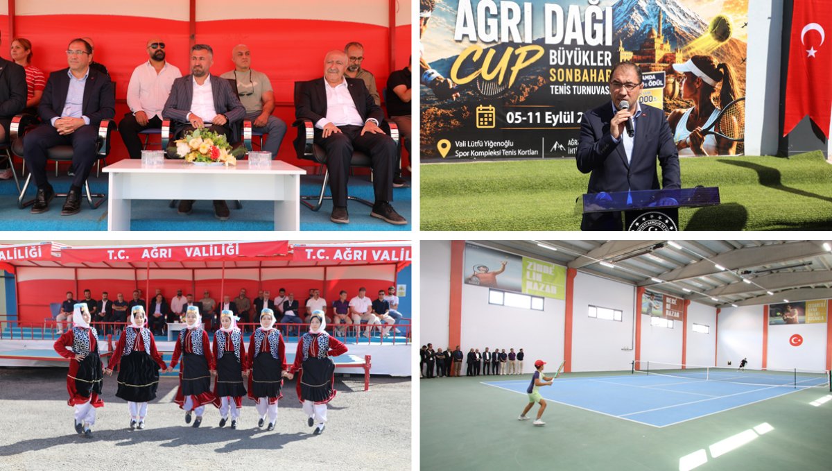 Ağrı Dağı Cup Başladı: 124 Sporcu 240 Bin TL Ödül İçin Kortta!