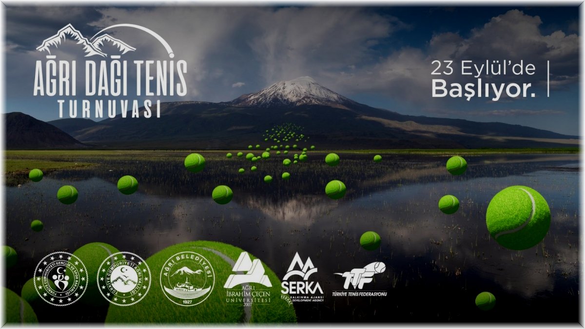 Ağrı Dağı temalı ’Ulusal Tenis Turnuvası’ başlıyor