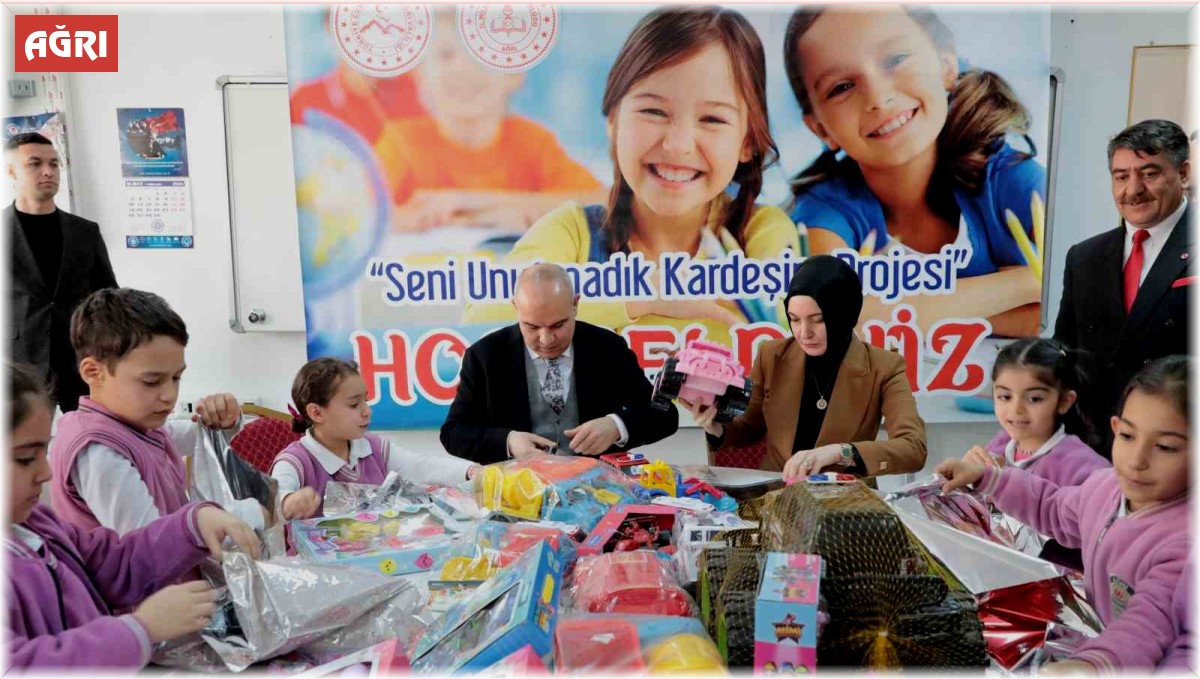 Ağrı'daki öğrenciler depremzede çocuklarla kardeşlik köprüsü kurdu