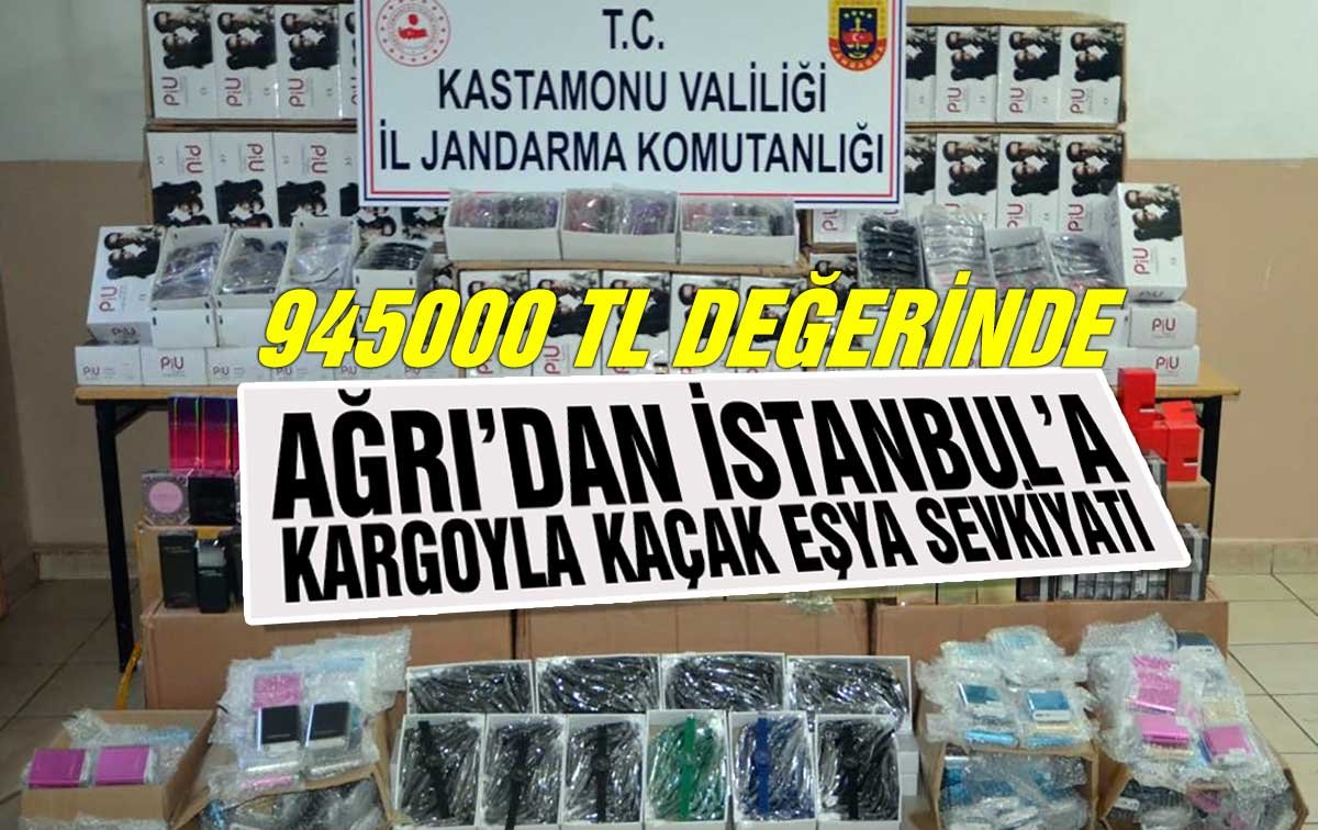 Ağrı'dan İstanbul'a Kargoyla Kaçak Eşya Sevkiyatına 5 gözaltı