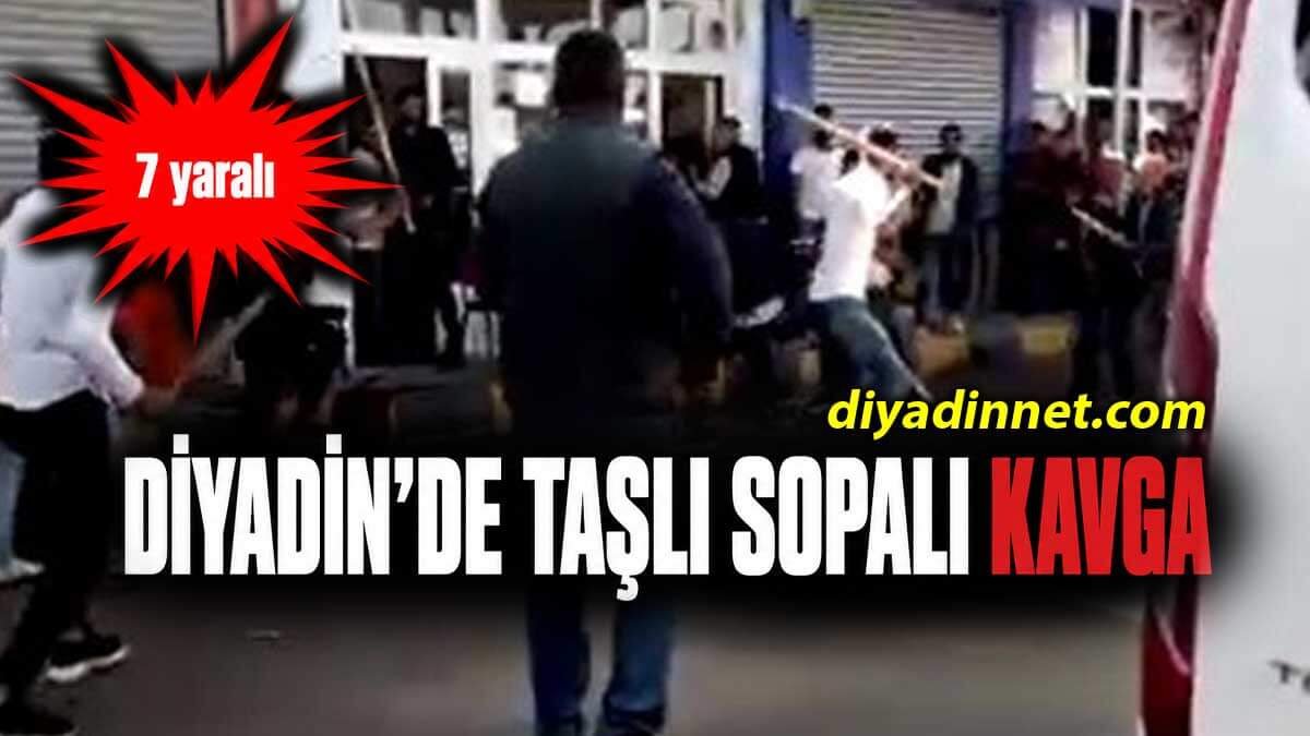 Ağrı Diyadin'de "Taşlı Sopalı" Kavga: 7 Yaralı