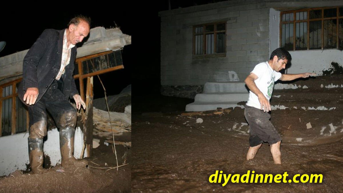 Ağrı Doğubayazıt Karabulak köyünde sel: 4 ev yıkıldı, 40 ev kullanılamaz hale geldi