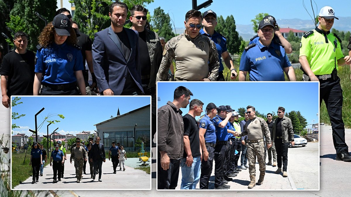 Ağrı Emniyet Müdürü Göksel Önder Yerinde İnceledi: Millet Bahçesi'nde Asayiş Denetimi