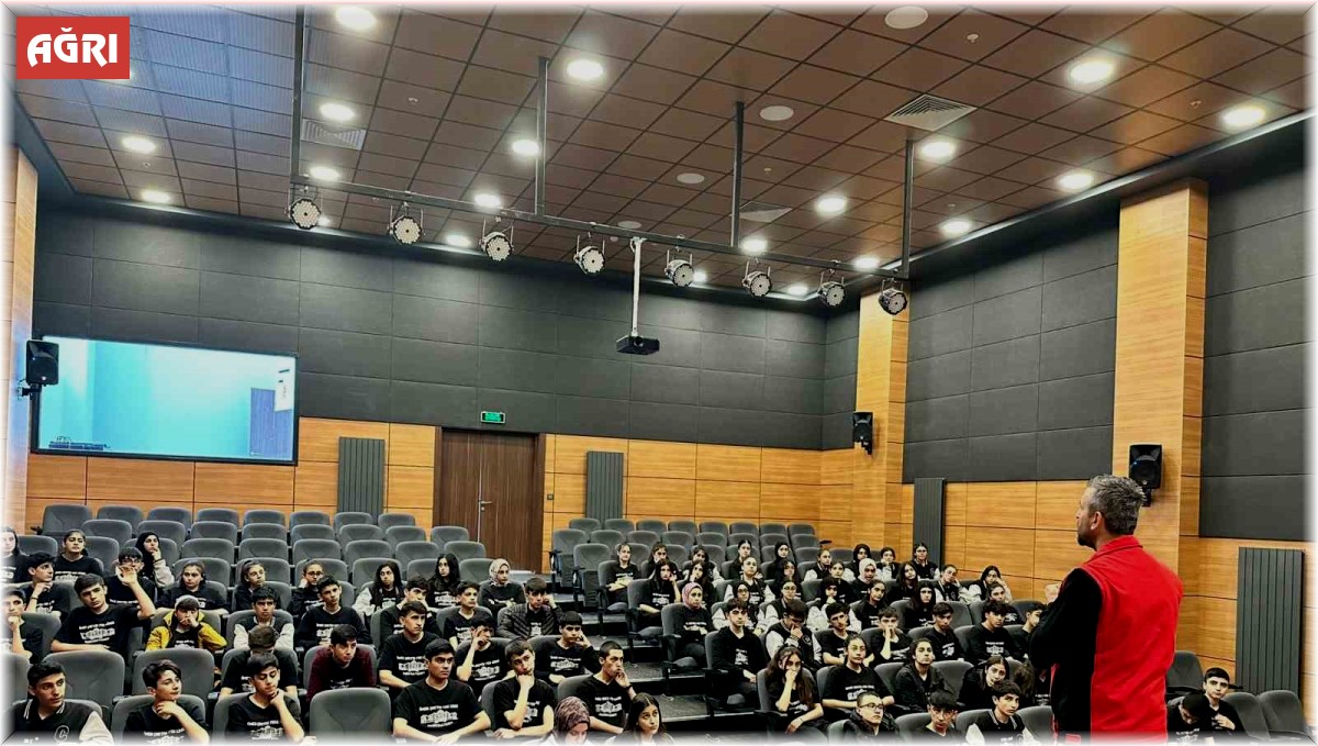 Ağrı Emniyetinden öğrencilere güvenlik semineri