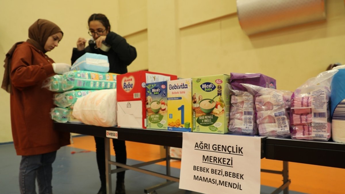 Ağrı Gençlik Merkezi’nden Yardım Kampanyası