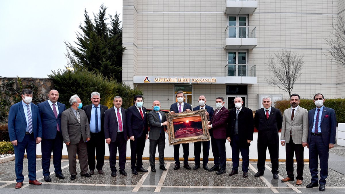 Ağrı heyeti, TOBB Başkanı Hisarcıklıoğlu ile görüştü