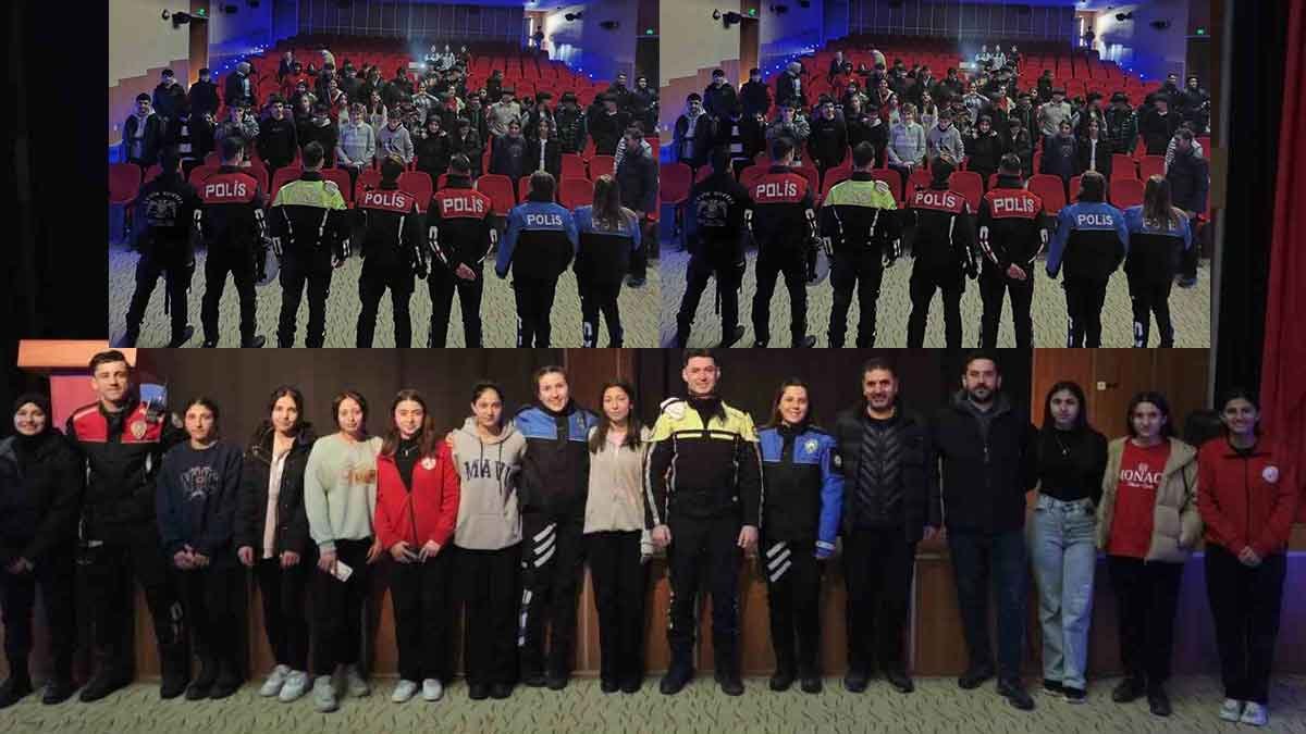 Ağrı İl Emniyet Müdürlüğü 120 Öğrenciye Güvenlik ve Trafik Eğitimi Verdi
