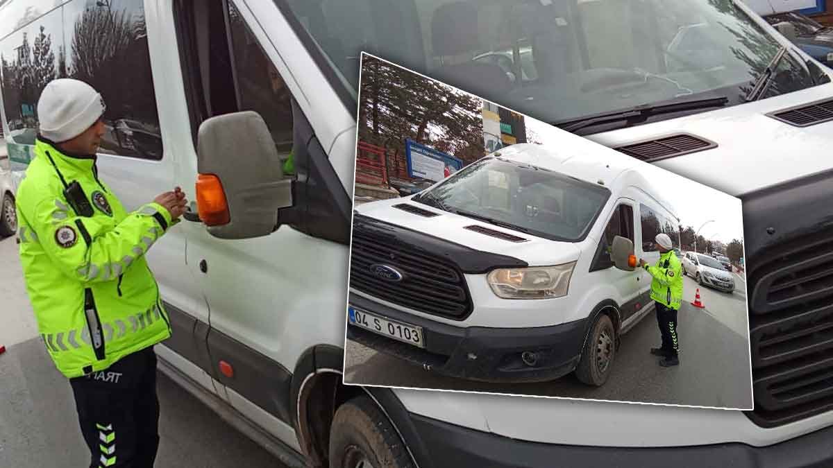 Ağrı İl Emniyet Müdürlüğü 334 Okul Servis Aracını Denetledi
