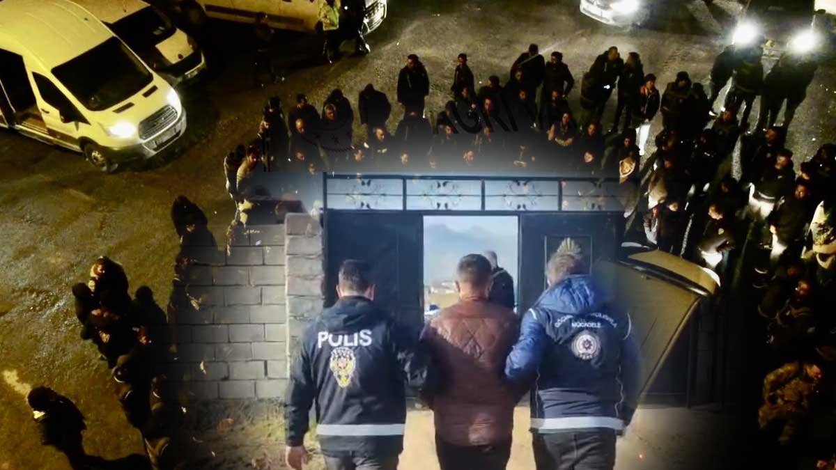 Ağrı Merkezli Göçmen Kaçakçılığı Operasyonu: 214 Milyon Liralık Suç Geliri Tespit Edildi