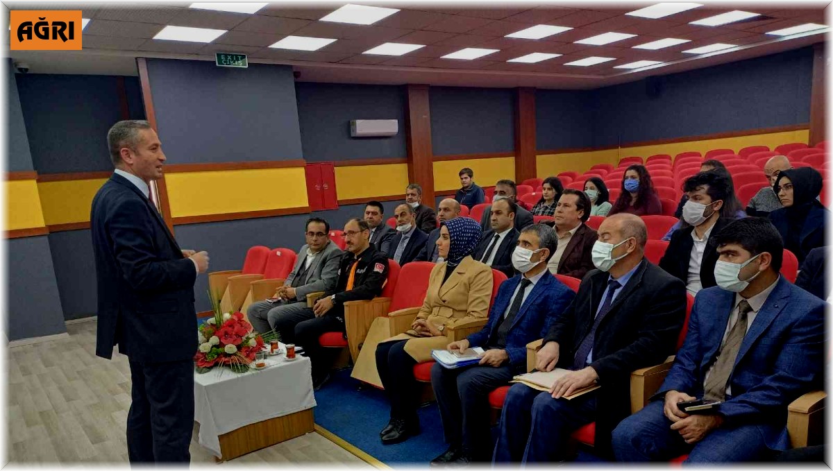 Ağrı Milli Eğitim Müdürlüğünde "Afet Farkındalık Eğitimi"