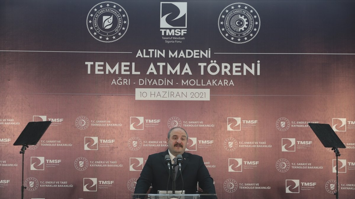 Ağrı Mollakara’da 1,2 milyar dolarlık 20 ton altın rezervi tespit edildi; tesis 500 kişiye doğrudan iş sağlayacak