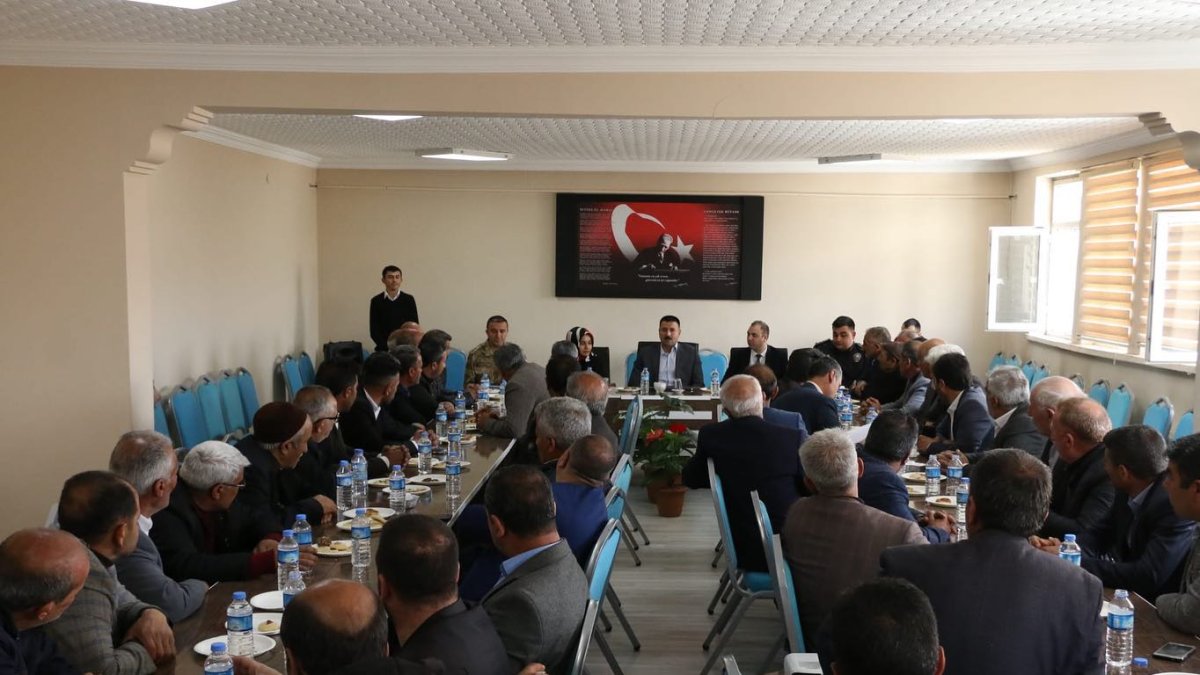 Ağrı'nın Diyadin ilçesinde Seçim Güvenliği Toplantısı Yapıldı