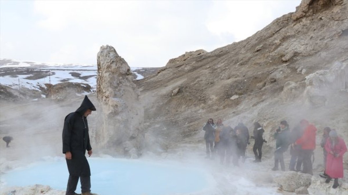 Ağrı'nın karla kaplı güzellikleri fotoğraf tutkunlarını ağırlıyor