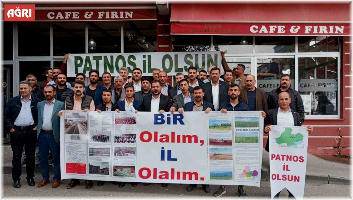 Ağrı'nın Patnos ilçesinde "Bir Olalım İl Olalım" sloganı adı altında bir araya gelen STK'lar bir ilke imza attı.