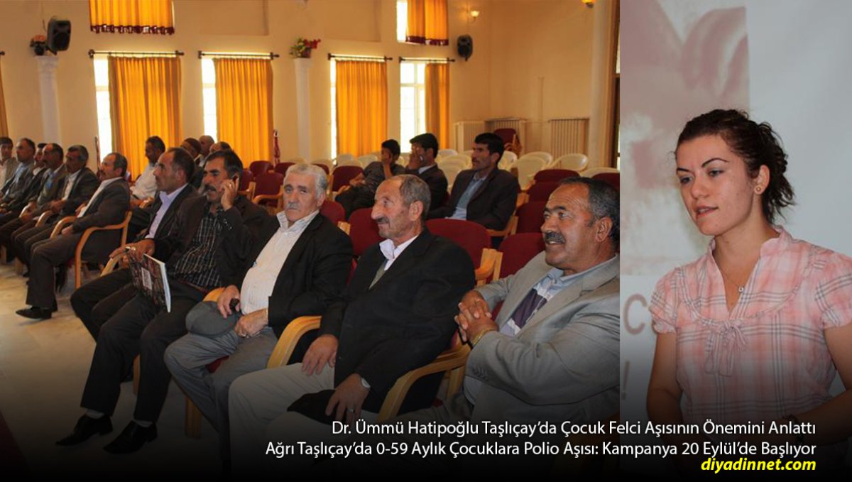 Ağrı Risk Bölgesinde: Taşlıçay'da Çocuk Felci Aşı Kampanyası Başlıyor