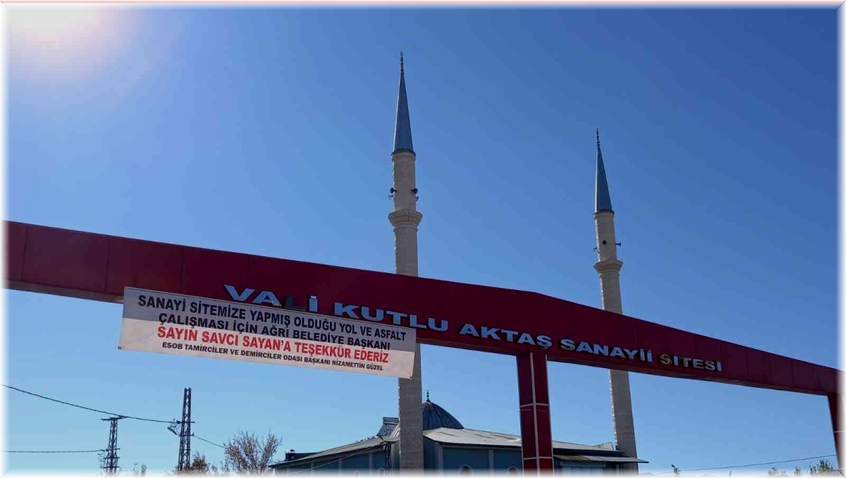Ağrı sanayi esnafından Başkan Sayan'a teşekkür