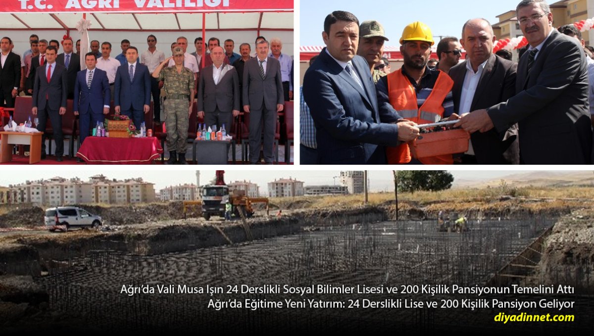 Ağrı'ya 24 Derslikli Sosyal Bilimler Lisesi: 200 Kişilik Pansiyon da Yapılıyor