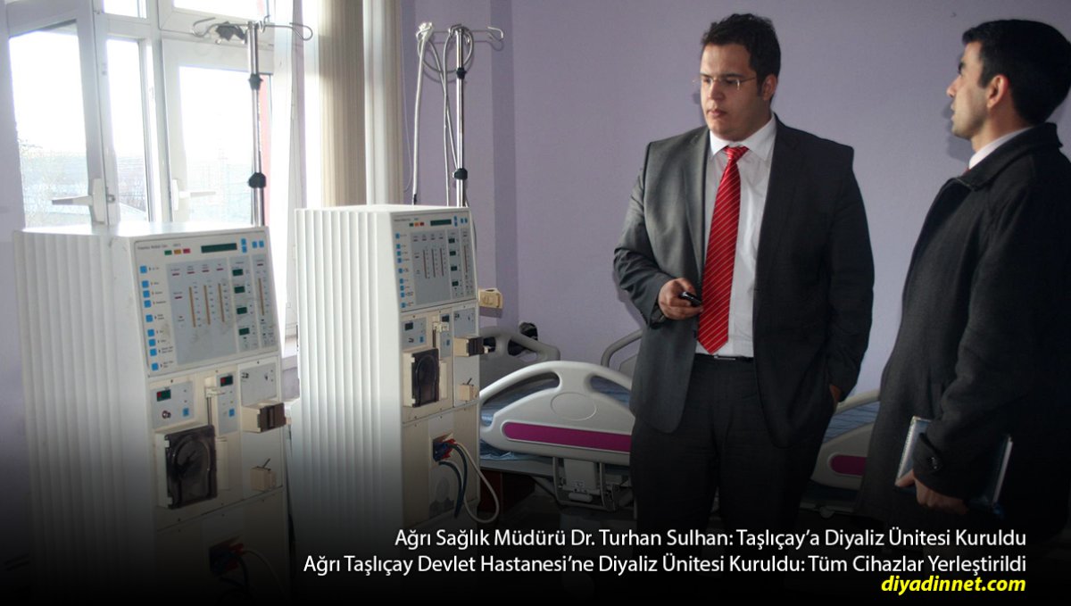 Ağrı'ya Gitmek Zorunda Kalıyorlardı: Taşlıçay'a Diyaliz Ünitesi Kuruldu