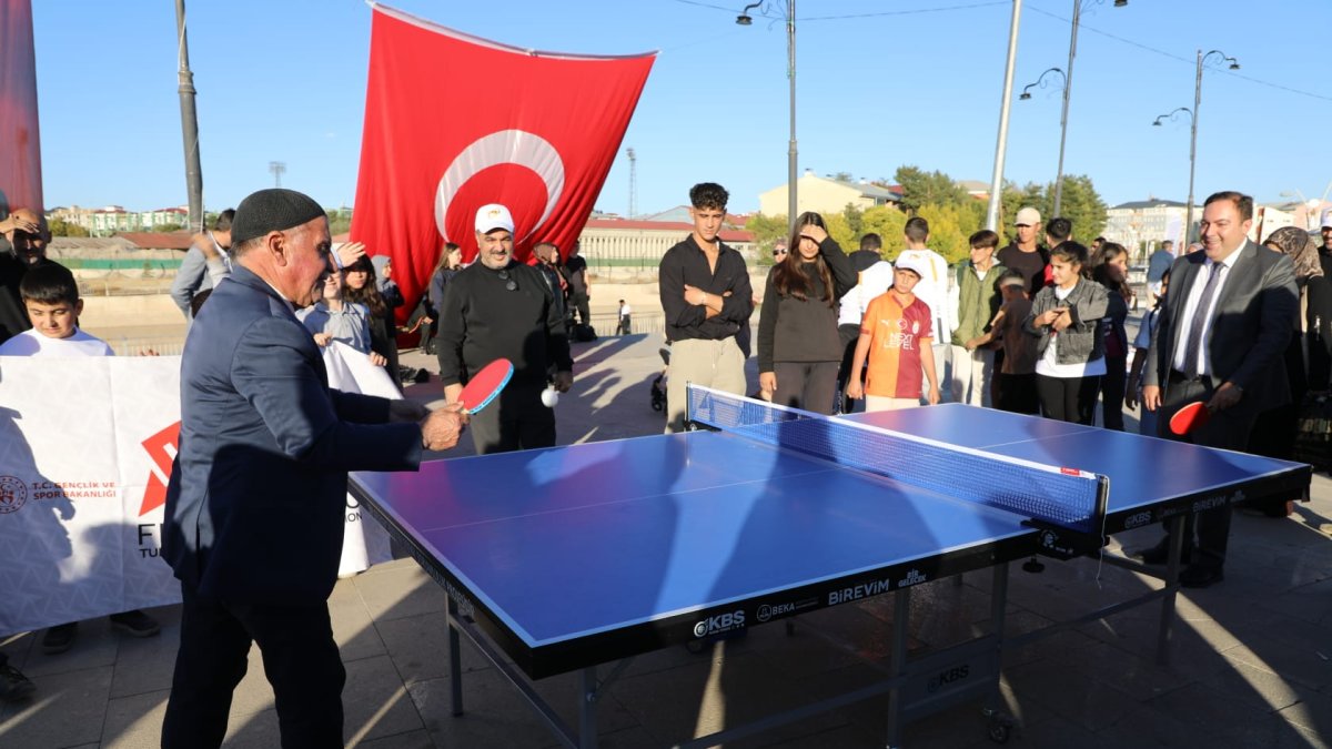 Ağrı’da Avrupa Spor Haftası Açılışı Coşkuyla Gerçekleşti