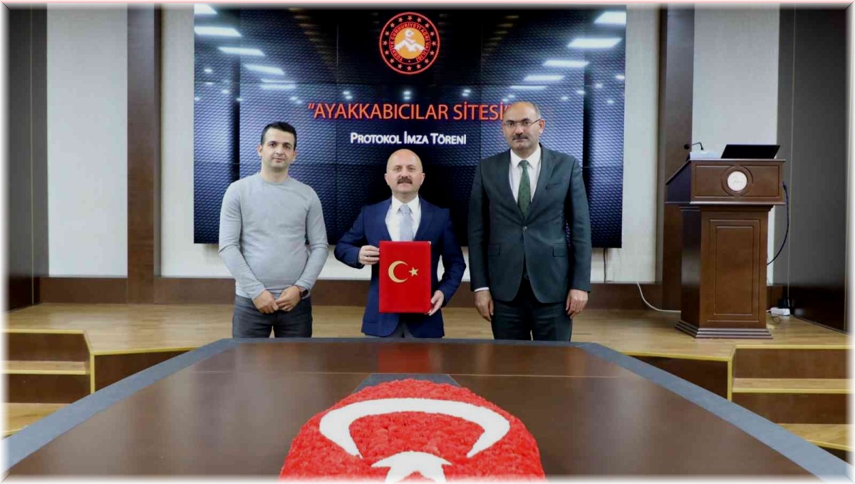 Ağrı’da Ayakkabıcılar Sitesine 2 yeni üretim tesisi: İstihdam için protokol imzalandı