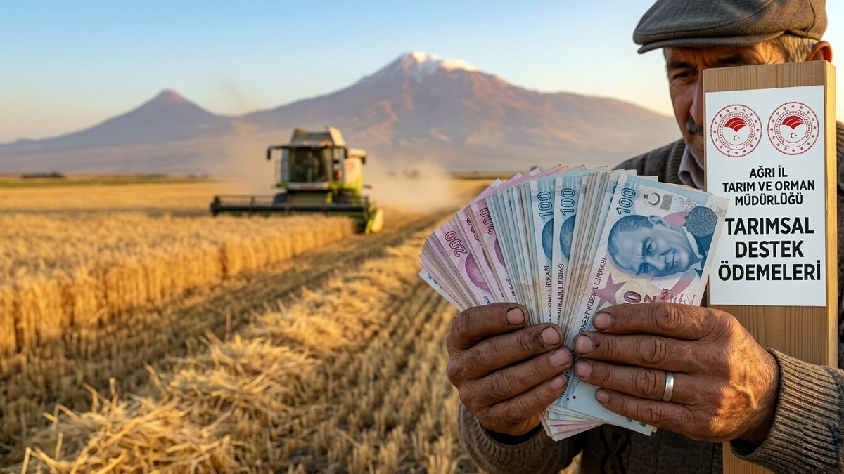Ağrı’da Çiftçilere 834,9 Milyon TL Destek: Ödemeler 18.00’den Sonra Hesaplara Yatırıldı