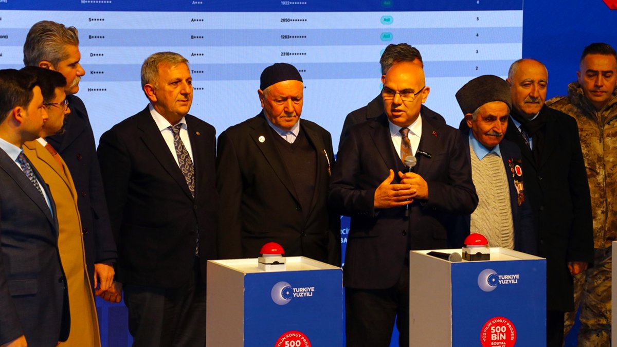 Ağrı’da Yüzyılın Konut Projesi: 2.840 konutun hak sahipleri kura ile belirlendi