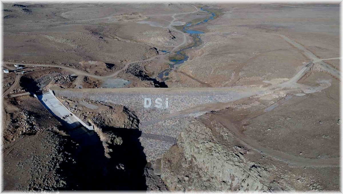 Ağrı’daki Derecek Barajı tamamlandığında 9 bin 960 dekar arazi sulanacak